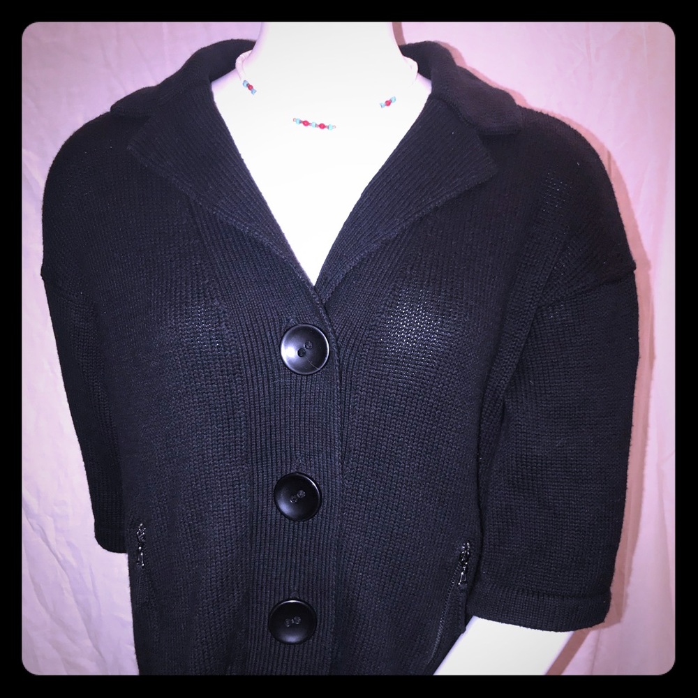 Cute black cardigan sweater